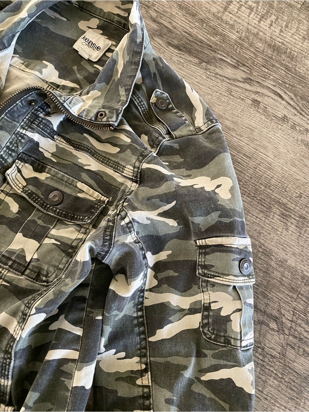 Camo Flap Pocket Jacket M - Picture 9 of 15